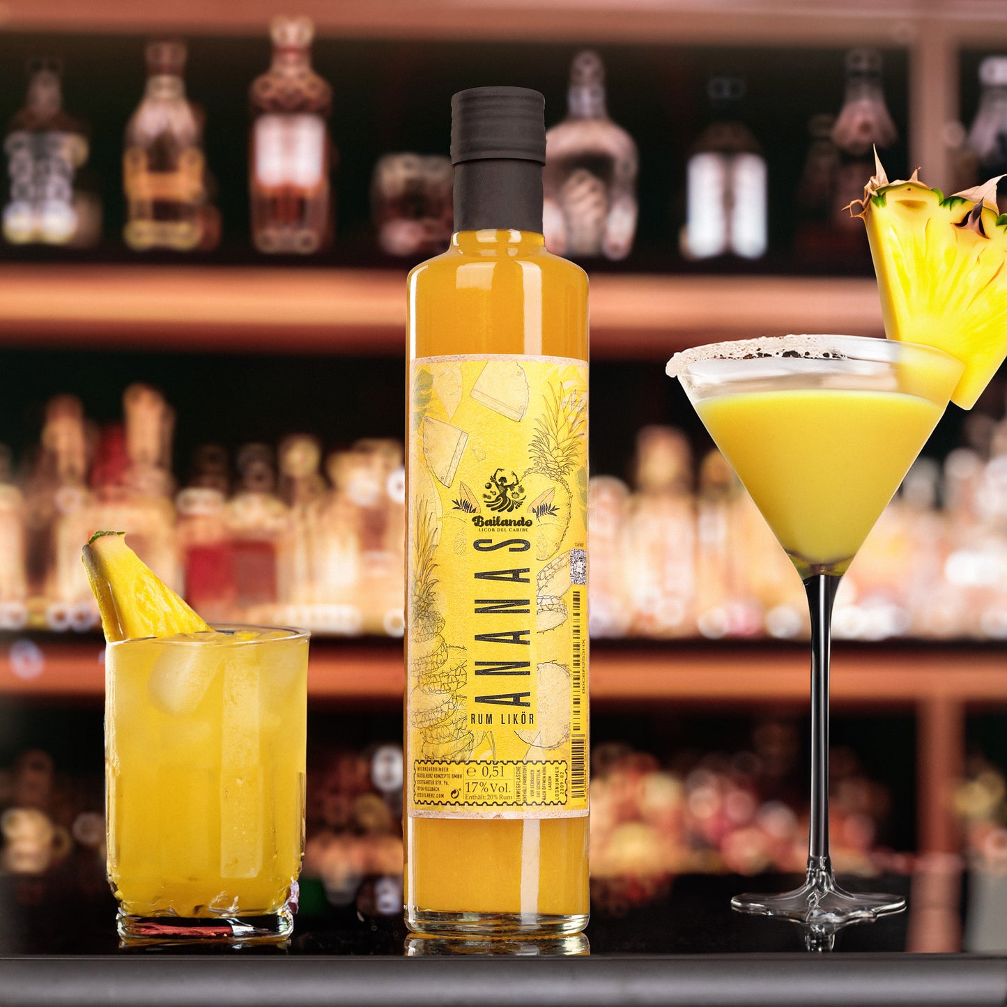 Bailando Ananas Premium Rum Likör