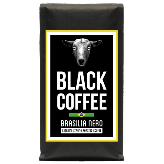 Black Coffee Brasilia Nero | 100% Arabica | Dunkle Röstung | Viel Koffein