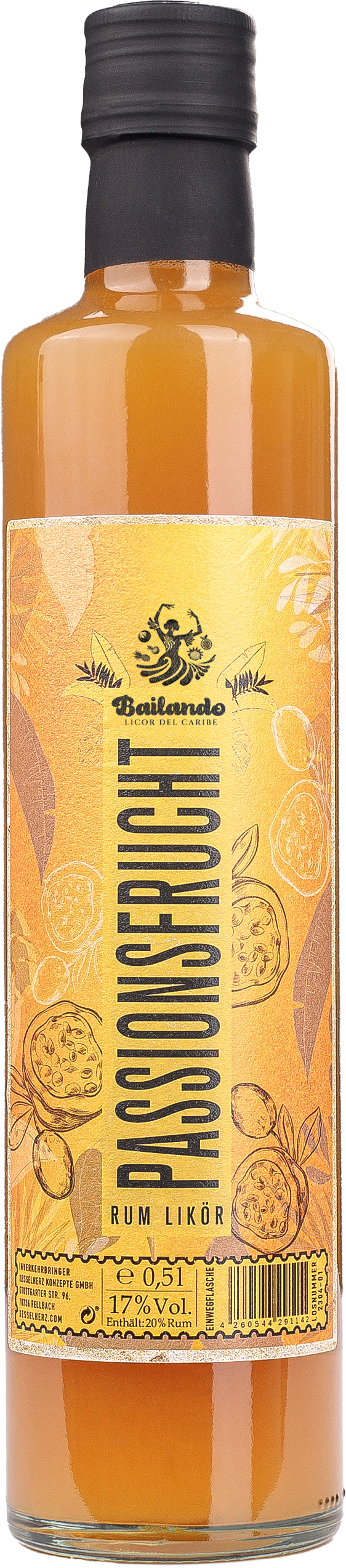 Bailando Passionsfrucht Rum Likör