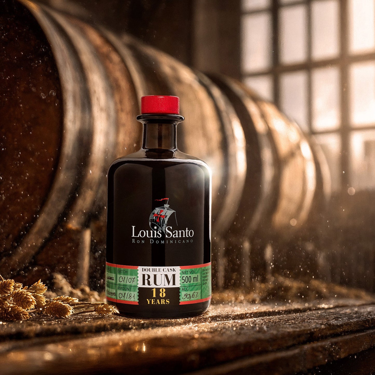 Louis Santo Rum | 18 Jahre | Guyana Blend | Craft Bier Fass Reifung