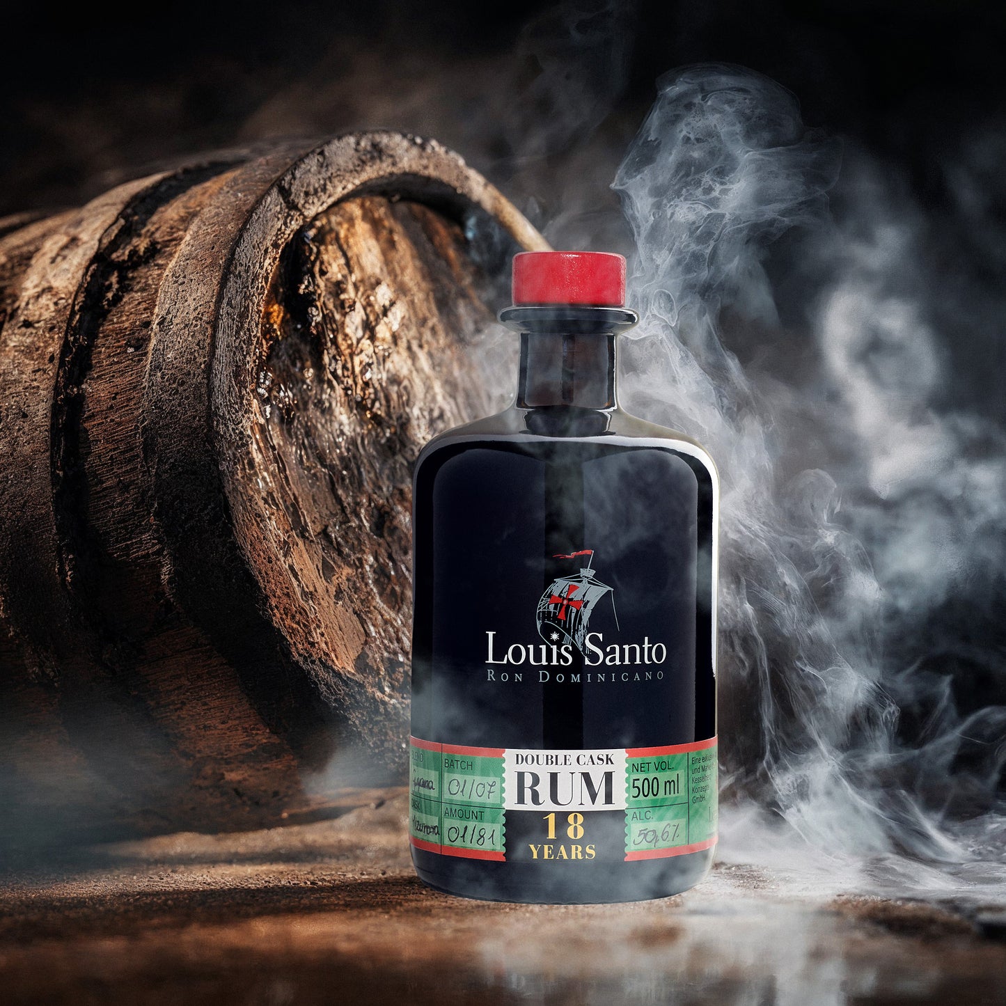 Louis Santo Rum | 18 Jahre | Guyana Blend | Islay Finish | Laphr.