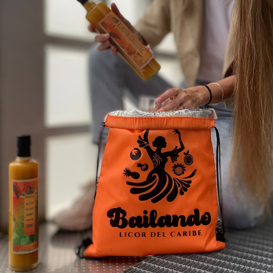 Louis Santo Premium Rum 12 Jahre & Bailando Passionsfrucht Rum Likör | inkl. Ausgießer und Kühlbeutel