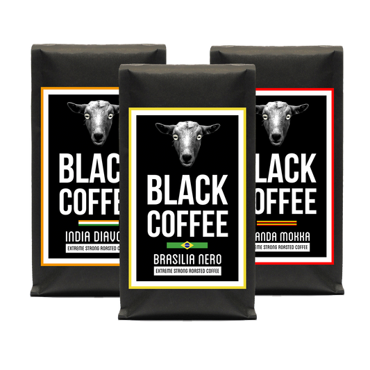 Black Coffee Kaffee Set | Brasilien | Indien | Uganda