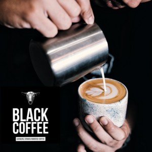 Black Coffee in einer Kaffee Tasse