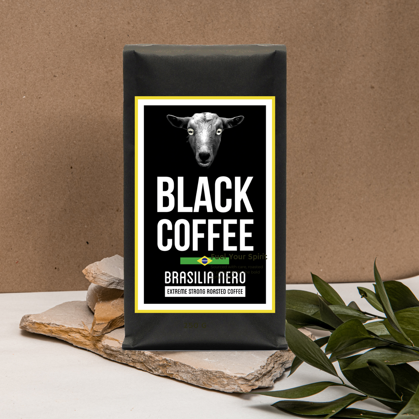 Black Coffee Brasilia Nero | 100% Arabica | Dunkle Röstung | Viel Koffein