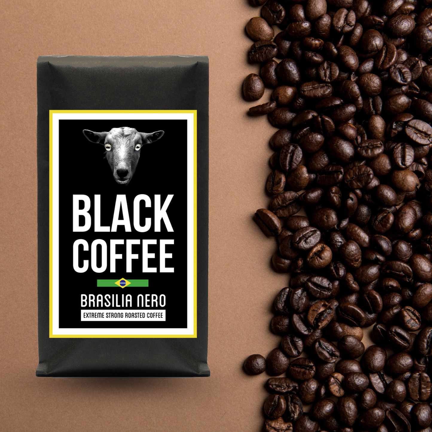 Black Coffee Brasilia Nero | 100% Arabica | Dunkle Röstung | Viel Koffein