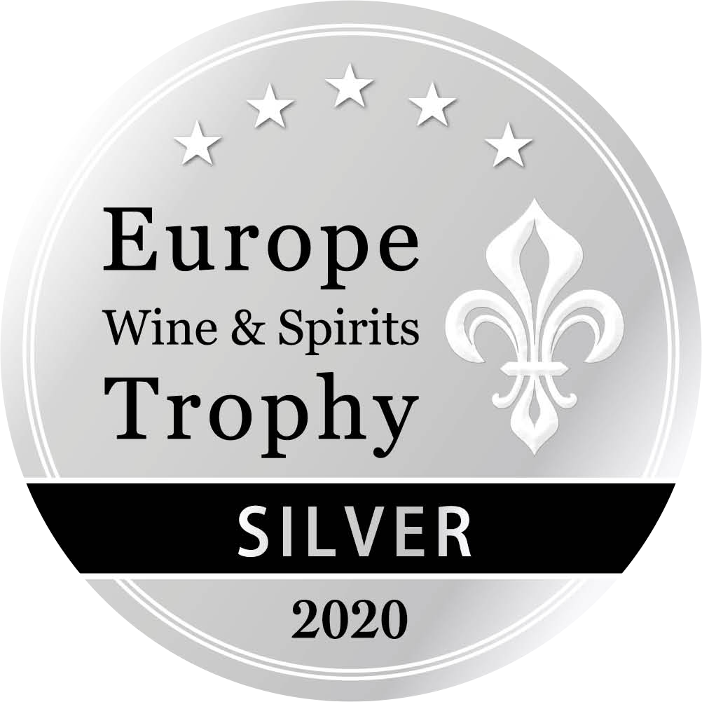 Silber Abzeichen der Europe Wine & Spirits Trophy 2020
