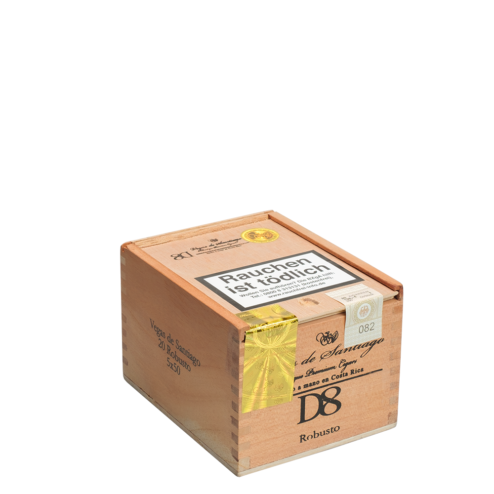 D8 Robusto Zigarren Vegas de Santiago Holzkiste