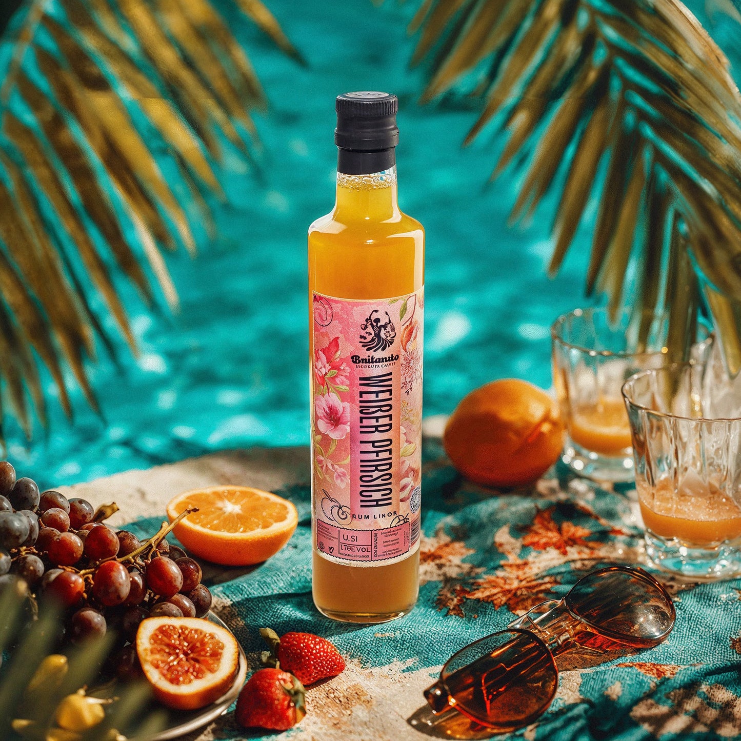 Bailando Weisser Pfirsich | Frucht Rum Likör