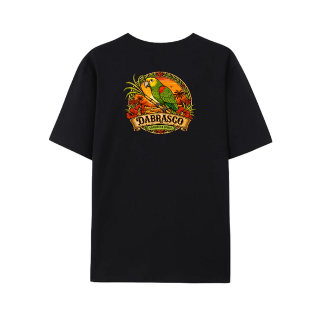 Dabrasco Unisex T-Shirt aus 100% Baumwolle | mit Backprint