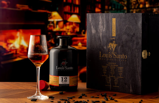 12 Jahre gereifter Louis Santo Rum - Premium Tasting und Geschenkset für Genießer