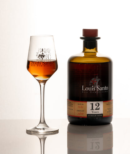 12 Jahre gereifter Louis Santo Rum - Premium Tasting und Geschenkset für Genießer