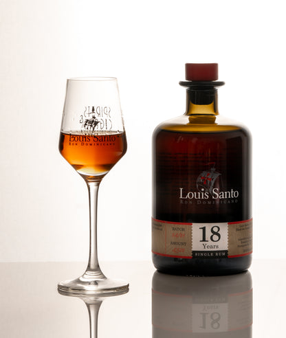 Edle Louis Santo Geschenkbox mit 18 jährigem Rum für Genießer