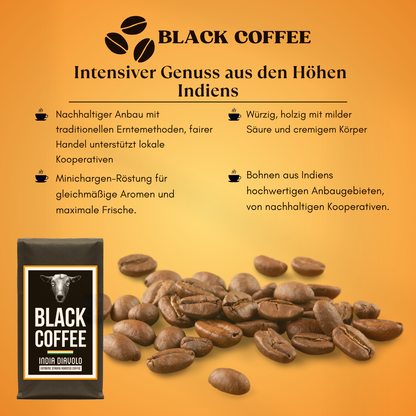 Black Coffee Kaffee Set | Brasilien | Indien | Uganda