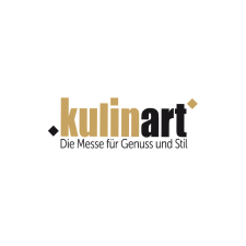 "kulinart" in der Mitte groß mit gold und schwarz geschrieben