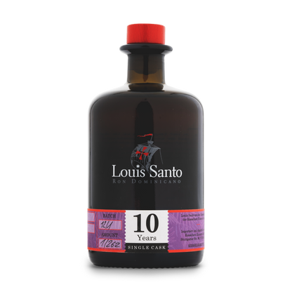 Louis Santo Single Cask Rum mit Islay Whisky Fass Finish Cask Strength stark limitierte Einzelfassabfüllung