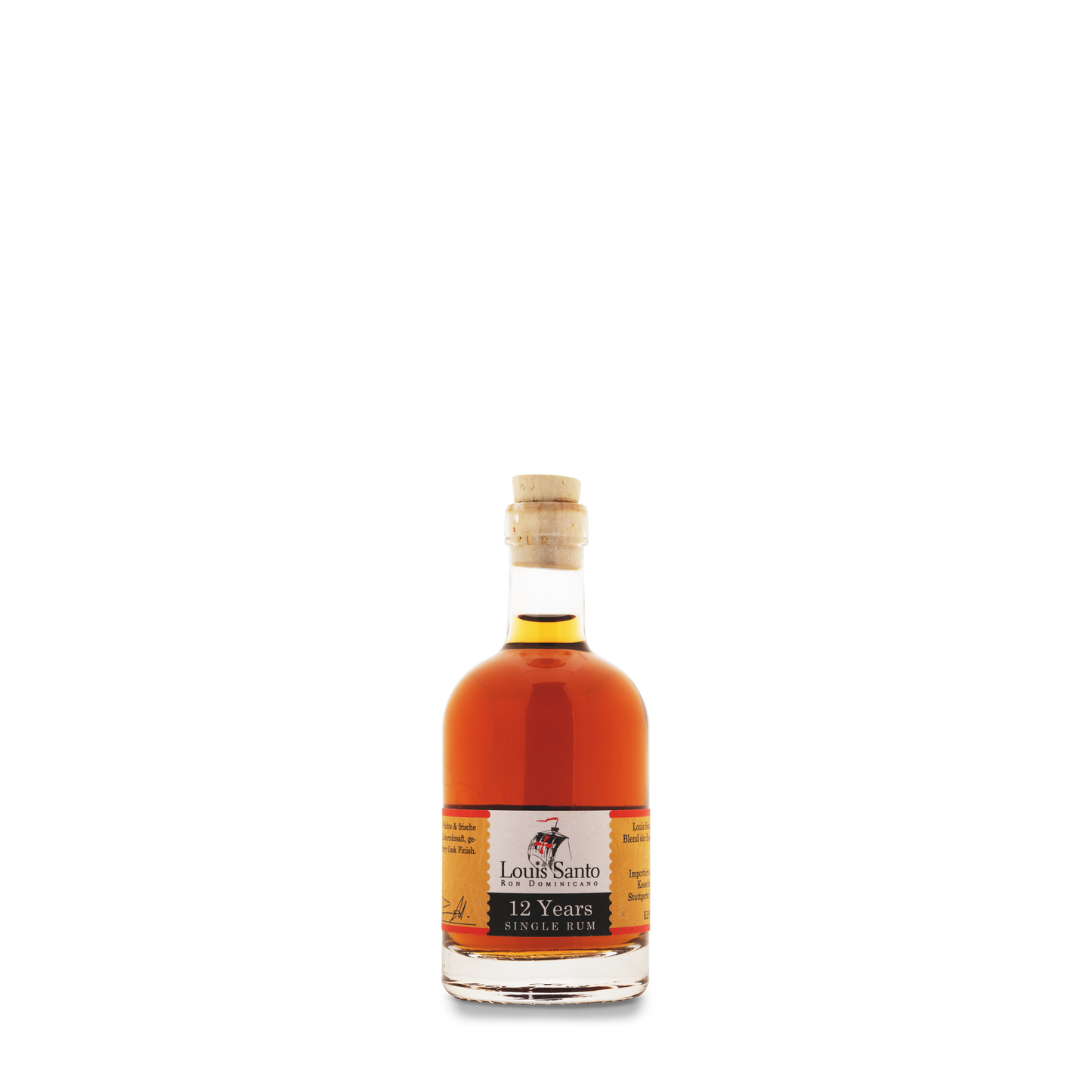 Louis Santo – Miniatur Premium Single Rum 12 Jahre