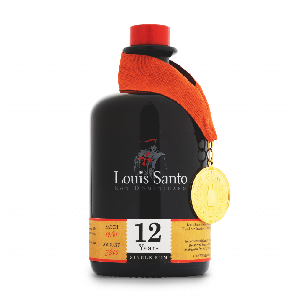 Louis Santo Rum 12 Jahre | Bourbon Fass Reifung & Sherry Cask Finish