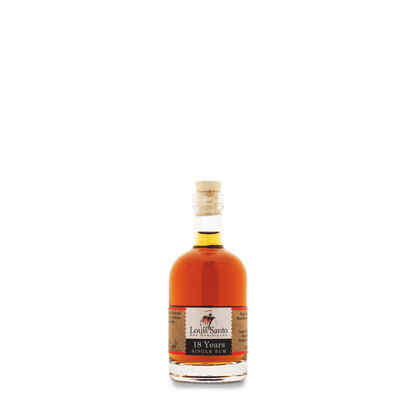Louis Santo – Premium Single Rum 18 Jahre | Miniatur Flasche